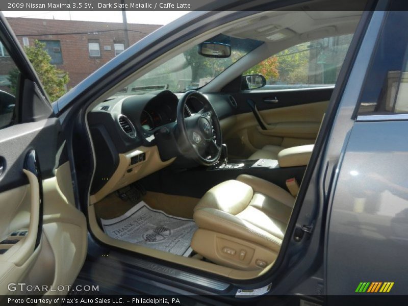 Dark Slate Metallic / Caffe Latte 2009 Nissan Maxima 3.5 SV