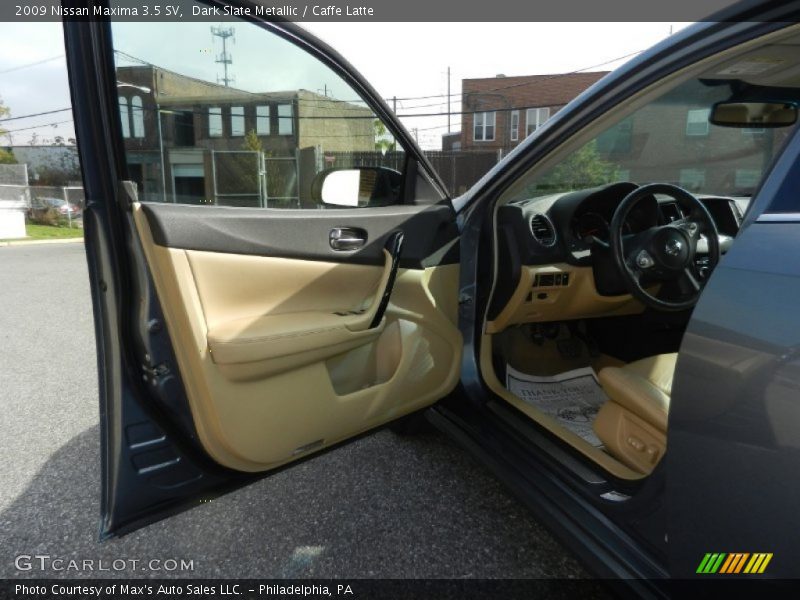 Dark Slate Metallic / Caffe Latte 2009 Nissan Maxima 3.5 SV