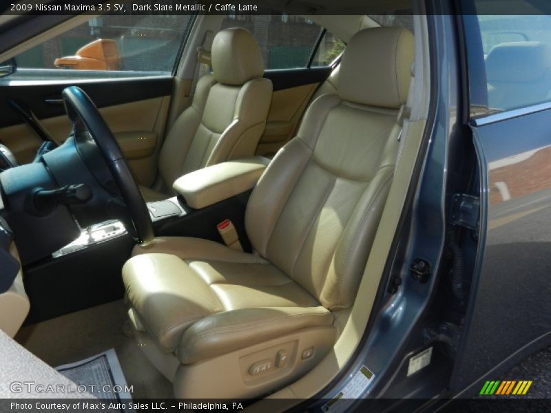 Dark Slate Metallic / Caffe Latte 2009 Nissan Maxima 3.5 SV