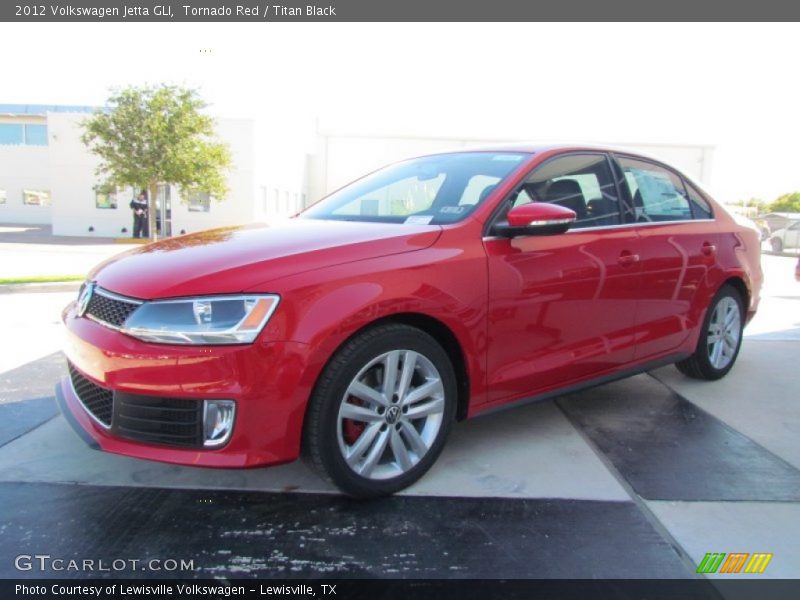 Tornado Red / Titan Black 2012 Volkswagen Jetta GLI