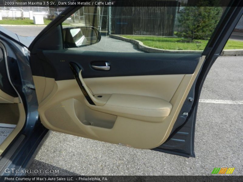 Dark Slate Metallic / Caffe Latte 2009 Nissan Maxima 3.5 SV