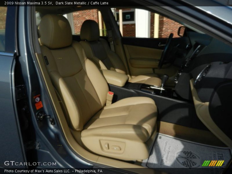 Dark Slate Metallic / Caffe Latte 2009 Nissan Maxima 3.5 SV