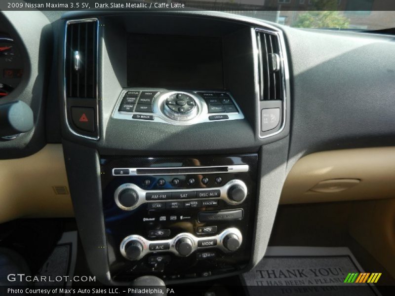 Dark Slate Metallic / Caffe Latte 2009 Nissan Maxima 3.5 SV