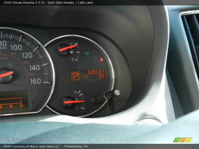 Dark Slate Metallic / Caffe Latte 2009 Nissan Maxima 3.5 SV