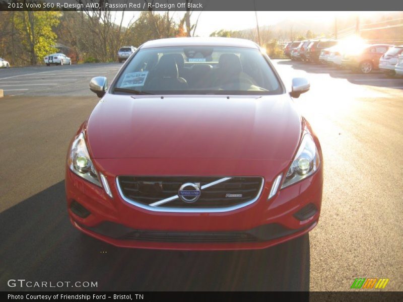 Passion Red / R-Design Off Black 2012 Volvo S60 R-Design AWD