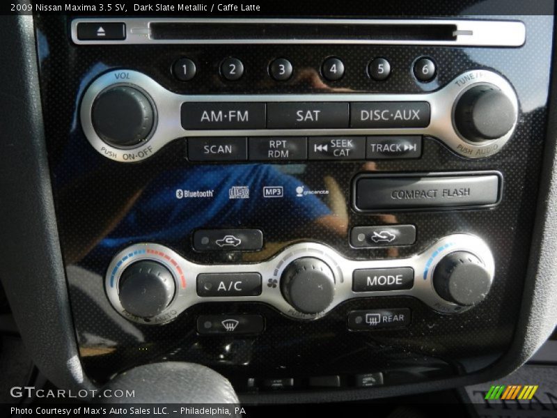 Dark Slate Metallic / Caffe Latte 2009 Nissan Maxima 3.5 SV