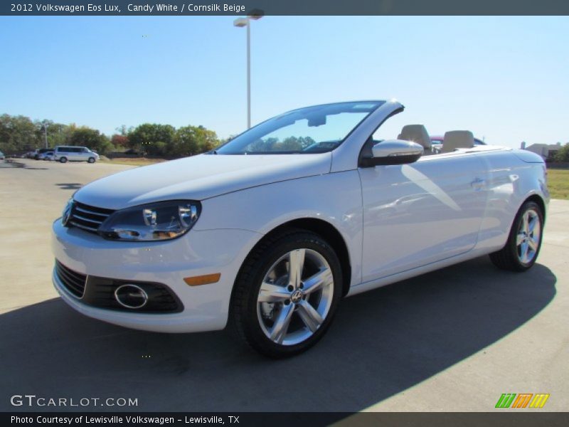 Candy White / Cornsilk Beige 2012 Volkswagen Eos Lux