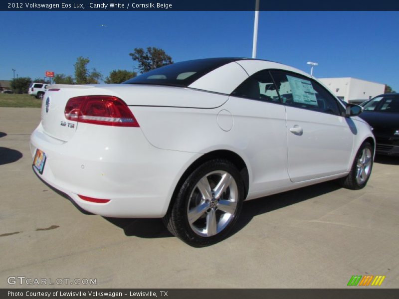 Candy White / Cornsilk Beige 2012 Volkswagen Eos Lux