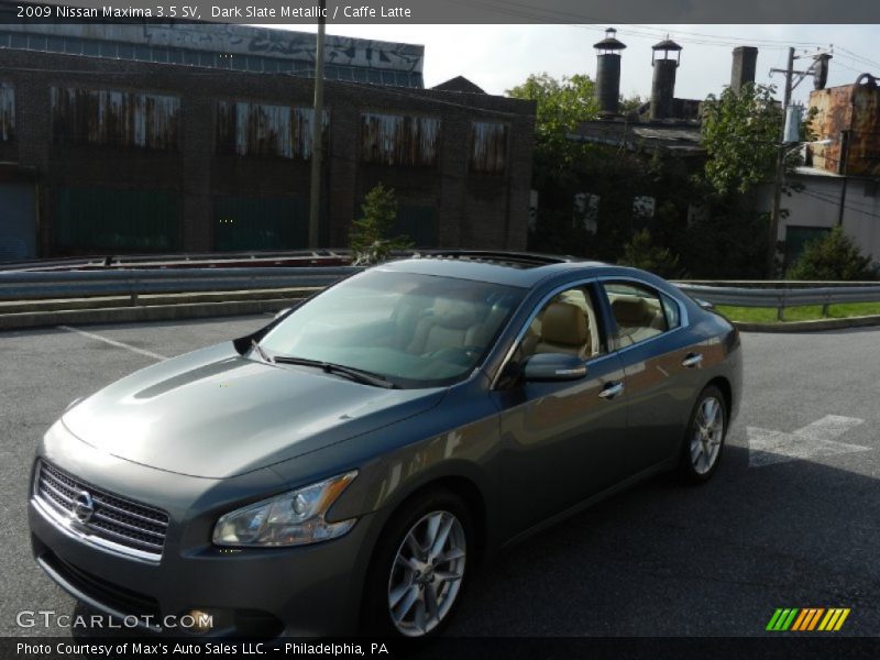 Dark Slate Metallic / Caffe Latte 2009 Nissan Maxima 3.5 SV