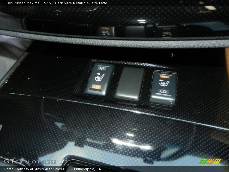 Dark Slate Metallic / Caffe Latte 2009 Nissan Maxima 3.5 SV