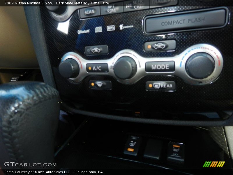 Dark Slate Metallic / Caffe Latte 2009 Nissan Maxima 3.5 SV