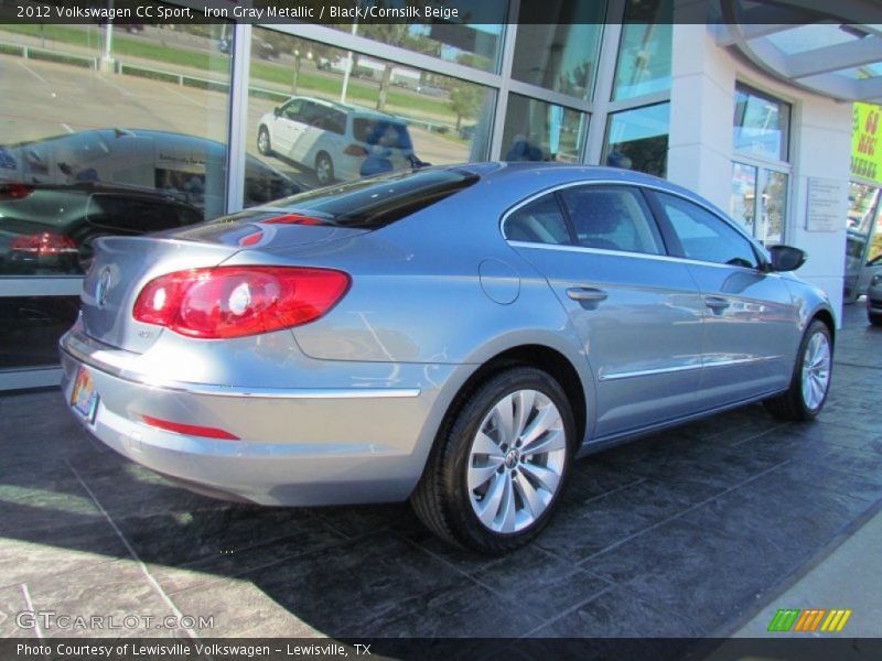 Iron Gray Metallic / Black/Cornsilk Beige 2012 Volkswagen CC Sport