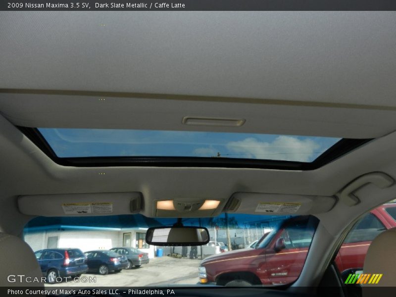 Dark Slate Metallic / Caffe Latte 2009 Nissan Maxima 3.5 SV