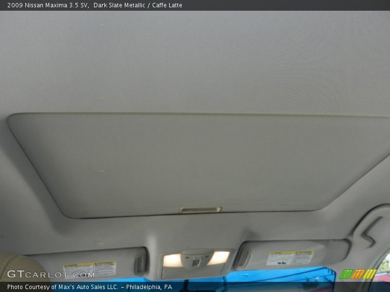 Dark Slate Metallic / Caffe Latte 2009 Nissan Maxima 3.5 SV