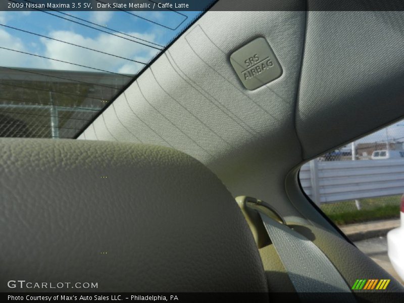 Dark Slate Metallic / Caffe Latte 2009 Nissan Maxima 3.5 SV