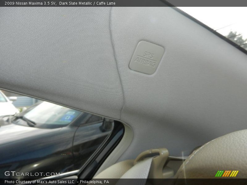 Dark Slate Metallic / Caffe Latte 2009 Nissan Maxima 3.5 SV