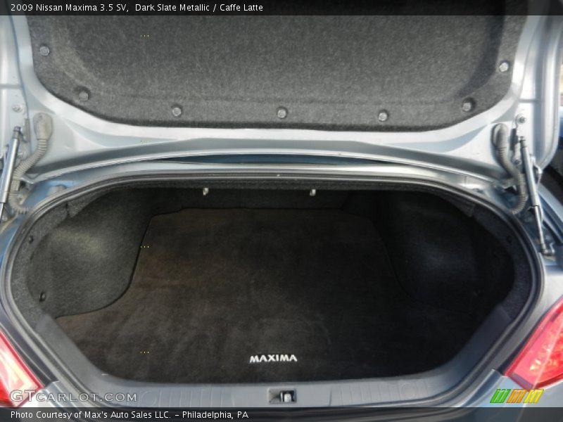 Dark Slate Metallic / Caffe Latte 2009 Nissan Maxima 3.5 SV