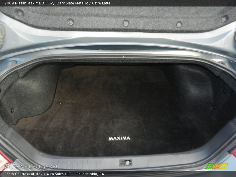 Dark Slate Metallic / Caffe Latte 2009 Nissan Maxima 3.5 SV