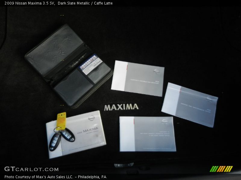 Dark Slate Metallic / Caffe Latte 2009 Nissan Maxima 3.5 SV