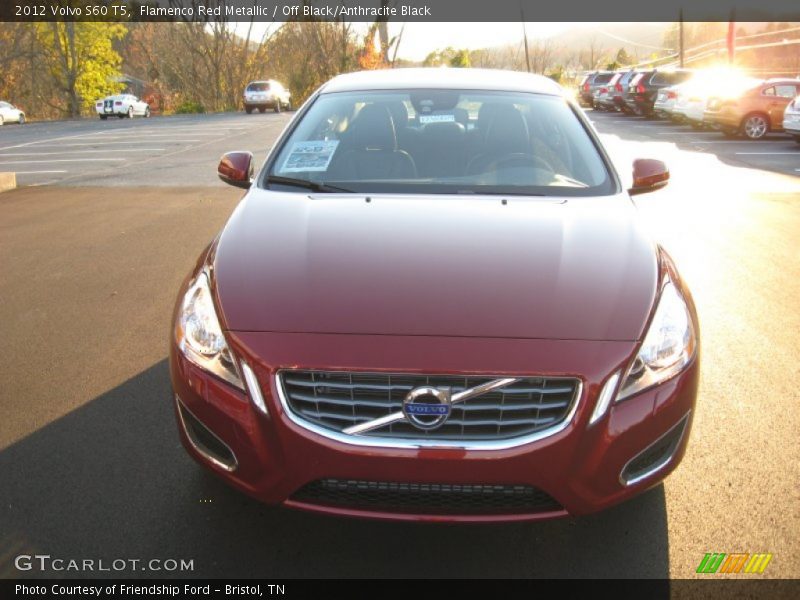 Flamenco Red Metallic / Off Black/Anthracite Black 2012 Volvo S60 T5