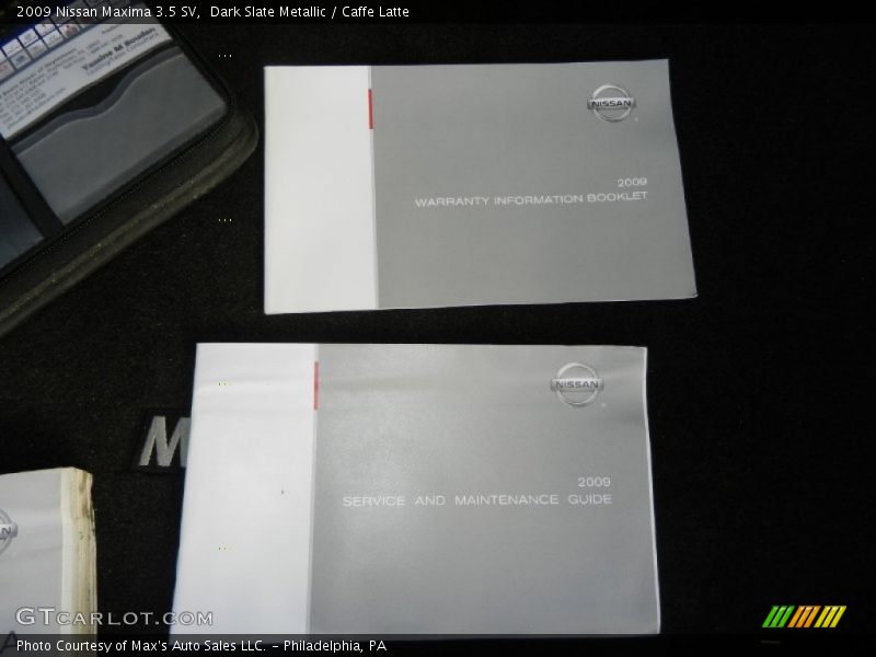 Dark Slate Metallic / Caffe Latte 2009 Nissan Maxima 3.5 SV