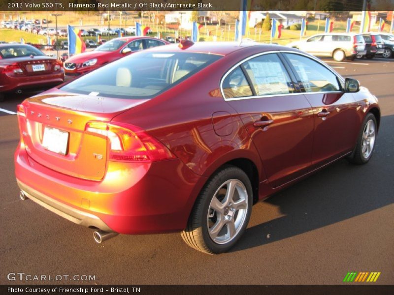 Flamenco Red Metallic / Off Black/Anthracite Black 2012 Volvo S60 T5