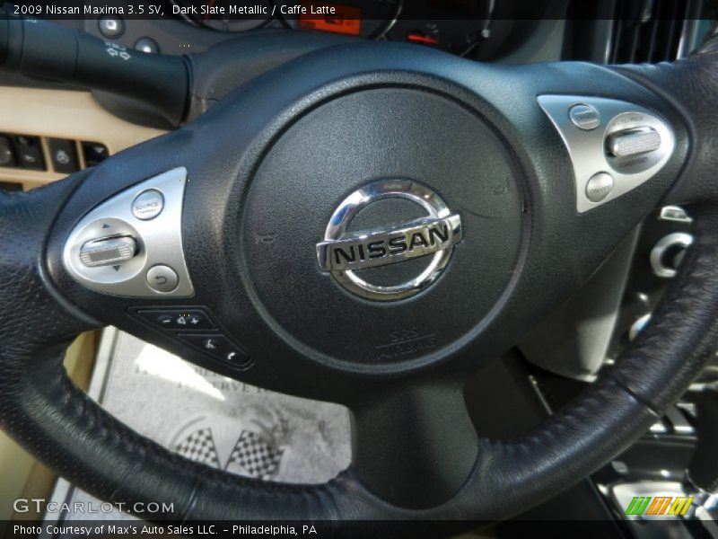 Dark Slate Metallic / Caffe Latte 2009 Nissan Maxima 3.5 SV