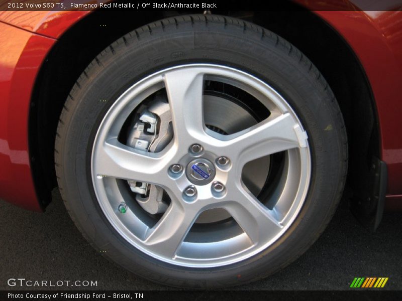 Flamenco Red Metallic / Off Black/Anthracite Black 2012 Volvo S60 T5