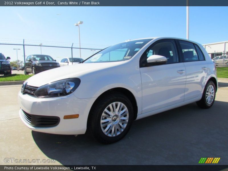 Candy White / Titan Black 2012 Volkswagen Golf 4 Door