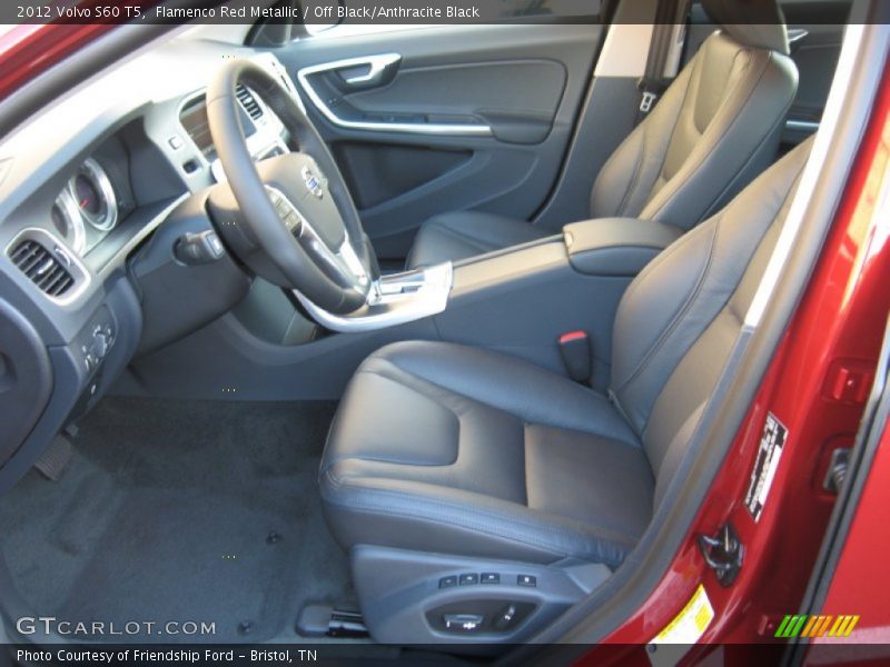 Flamenco Red Metallic / Off Black/Anthracite Black 2012 Volvo S60 T5