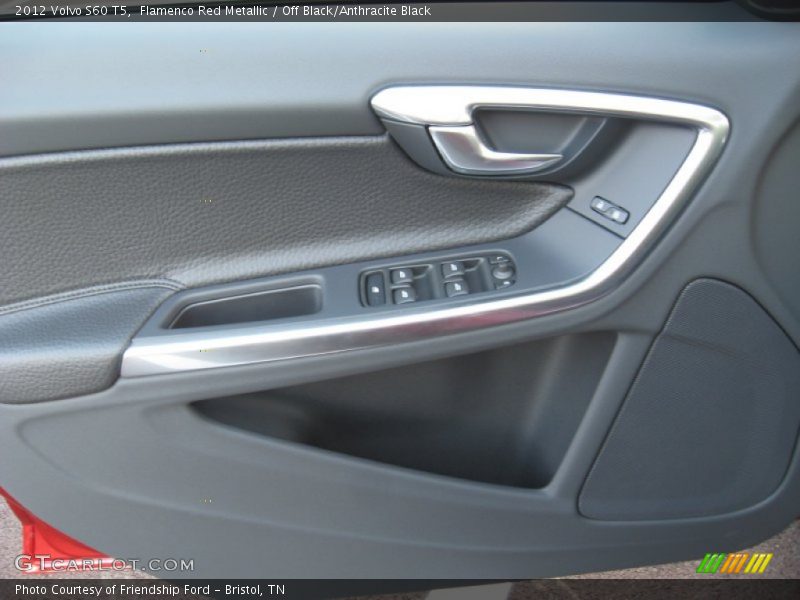 Flamenco Red Metallic / Off Black/Anthracite Black 2012 Volvo S60 T5