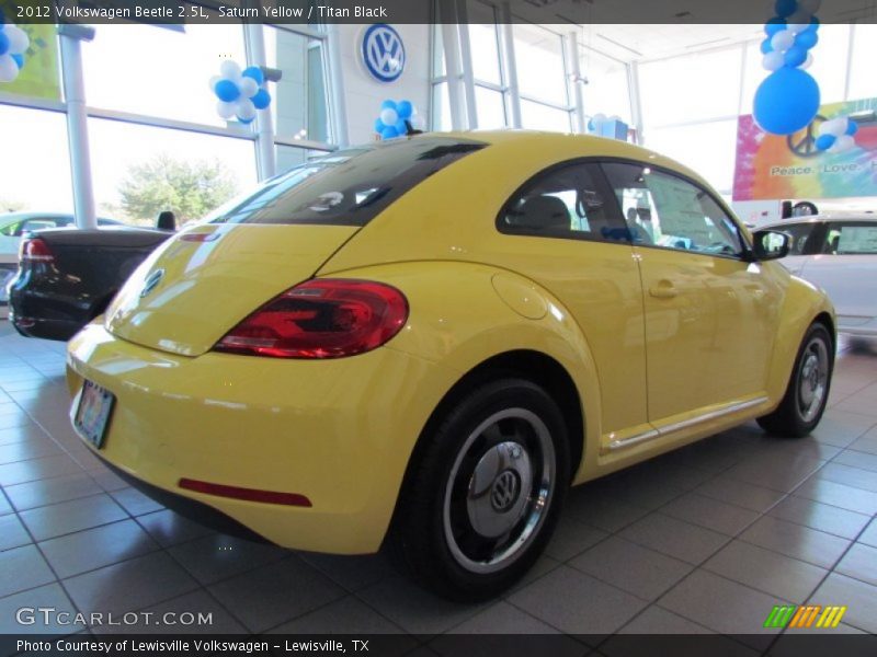 Saturn Yellow / Titan Black 2012 Volkswagen Beetle 2.5L