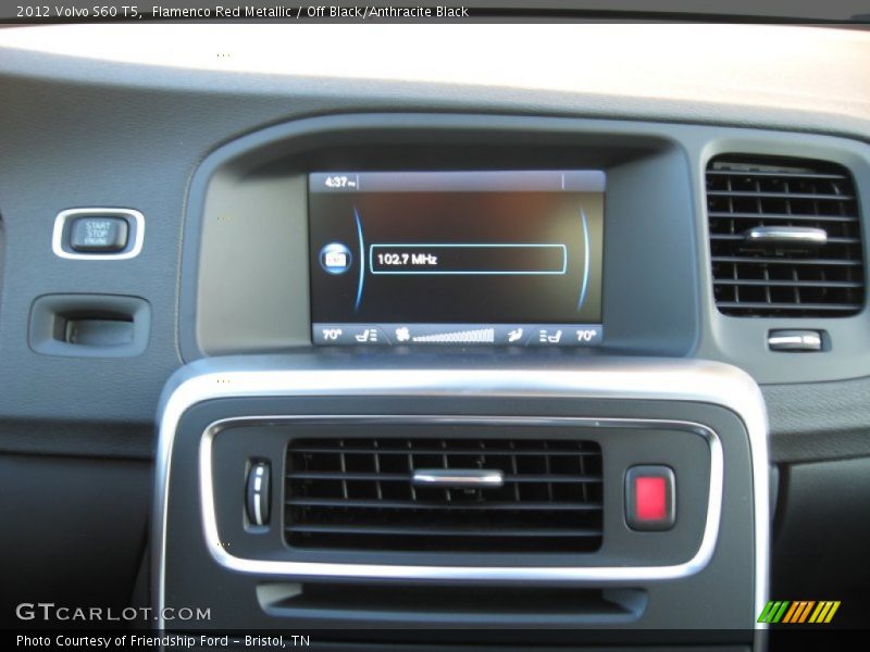 Flamenco Red Metallic / Off Black/Anthracite Black 2012 Volvo S60 T5