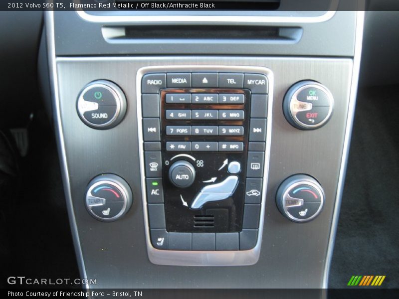 Flamenco Red Metallic / Off Black/Anthracite Black 2012 Volvo S60 T5