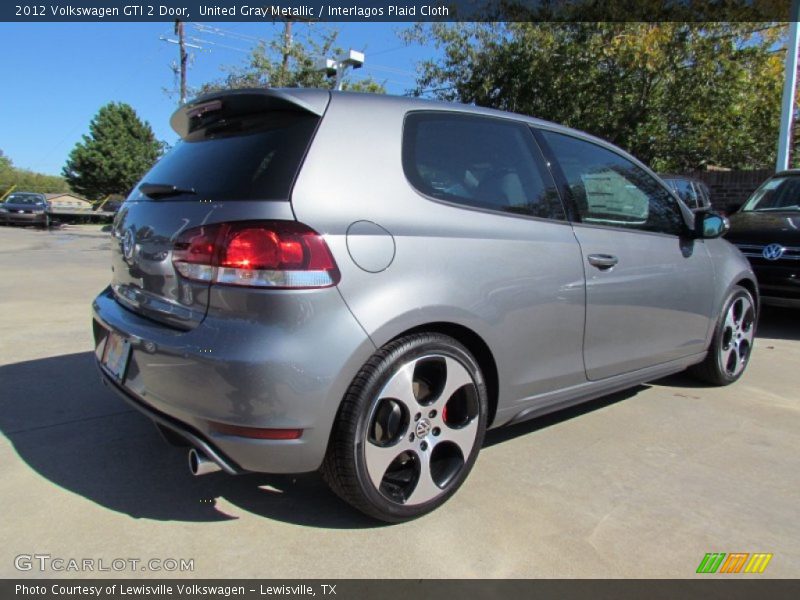 United Gray Metallic / Interlagos Plaid Cloth 2012 Volkswagen GTI 2 Door