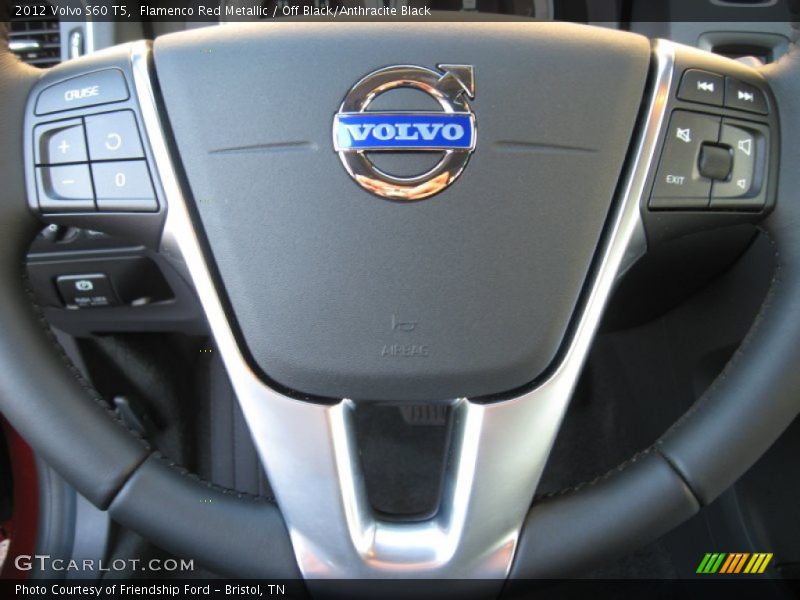 Flamenco Red Metallic / Off Black/Anthracite Black 2012 Volvo S60 T5