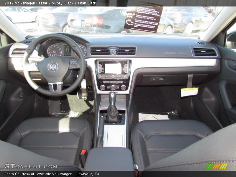Black / Titan Black 2012 Volkswagen Passat 2.5L SE