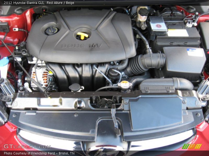 Red Allure / Beige 2012 Hyundai Elantra GLS