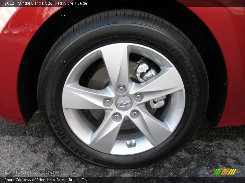 Red Allure / Beige 2012 Hyundai Elantra GLS