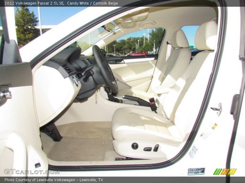 Candy White / Cornsilk Beige 2012 Volkswagen Passat 2.5L SE