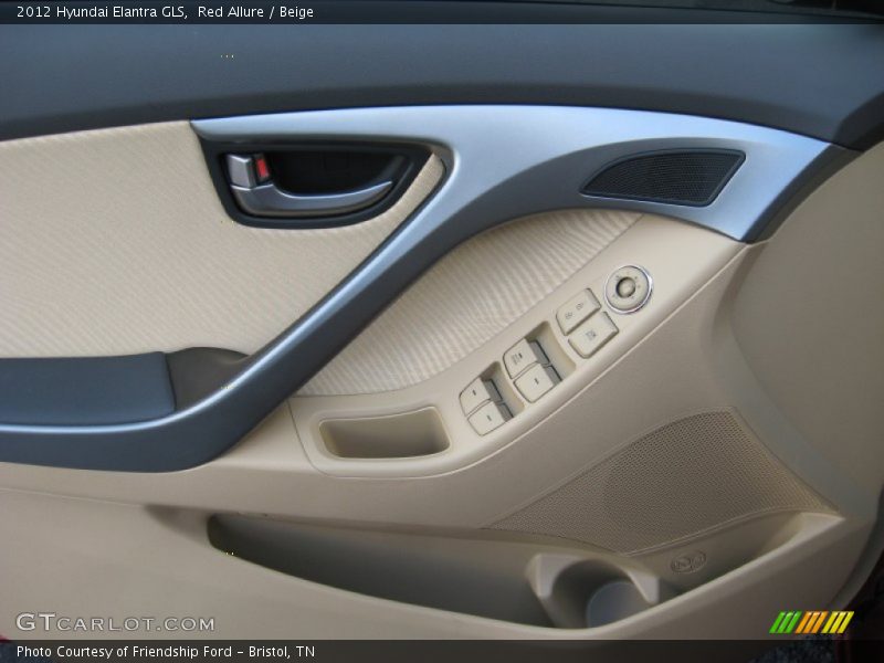 Red Allure / Beige 2012 Hyundai Elantra GLS