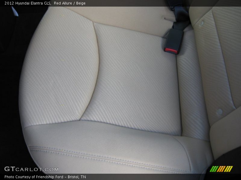 Red Allure / Beige 2012 Hyundai Elantra GLS