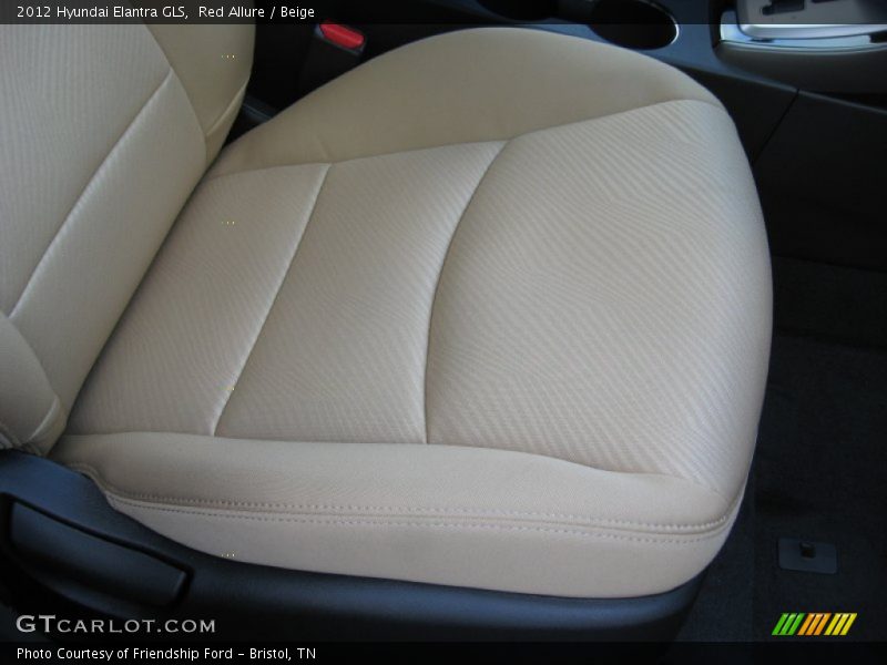 Red Allure / Beige 2012 Hyundai Elantra GLS
