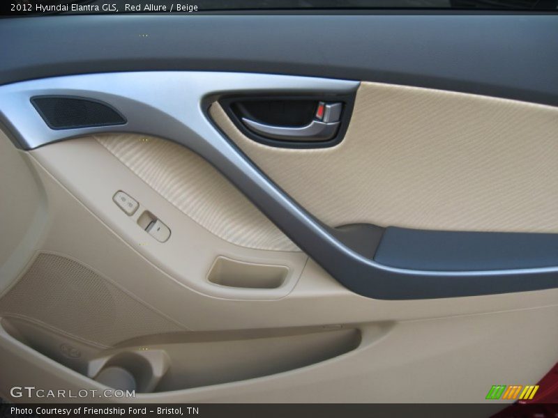 Red Allure / Beige 2012 Hyundai Elantra GLS