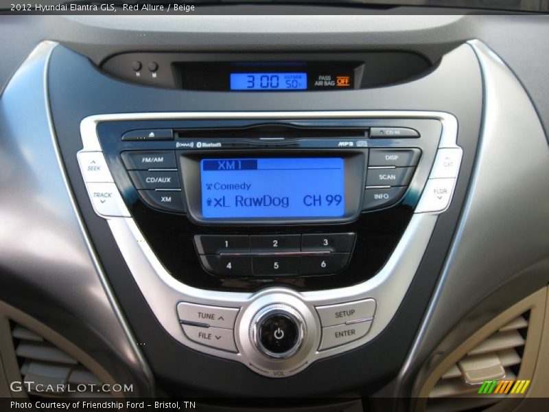Red Allure / Beige 2012 Hyundai Elantra GLS
