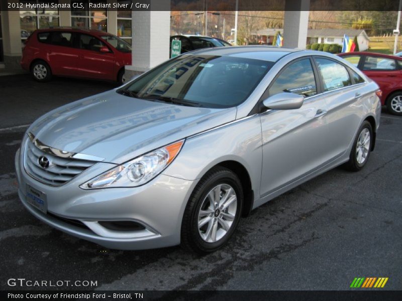 Radiant Silver / Gray 2012 Hyundai Sonata GLS