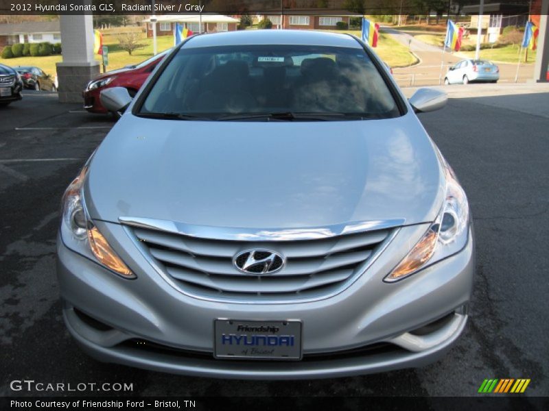 Radiant Silver / Gray 2012 Hyundai Sonata GLS