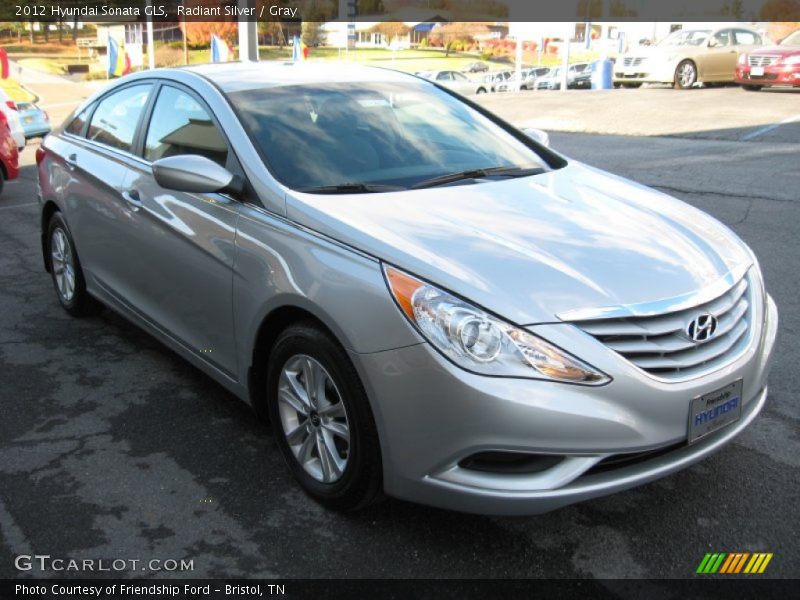 Radiant Silver / Gray 2012 Hyundai Sonata GLS