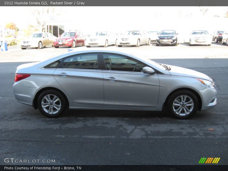 Radiant Silver / Gray 2012 Hyundai Sonata GLS