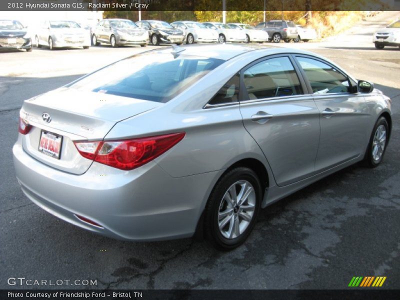 Radiant Silver / Gray 2012 Hyundai Sonata GLS